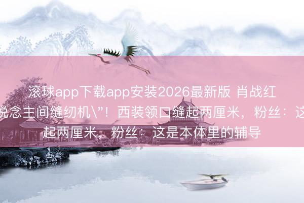 滚球app下载app安装2026最新版 肖战红毯造型被指